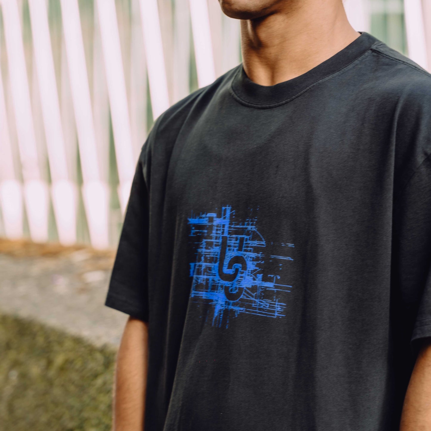 Blueprint T-Shirt (Black / Blue)