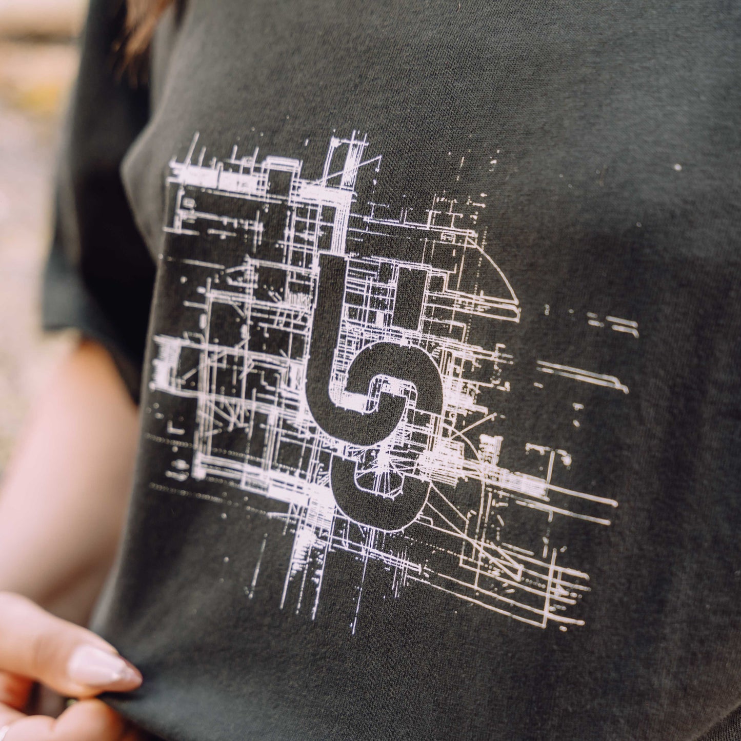 Blueprint T-Shirt (Black / White)