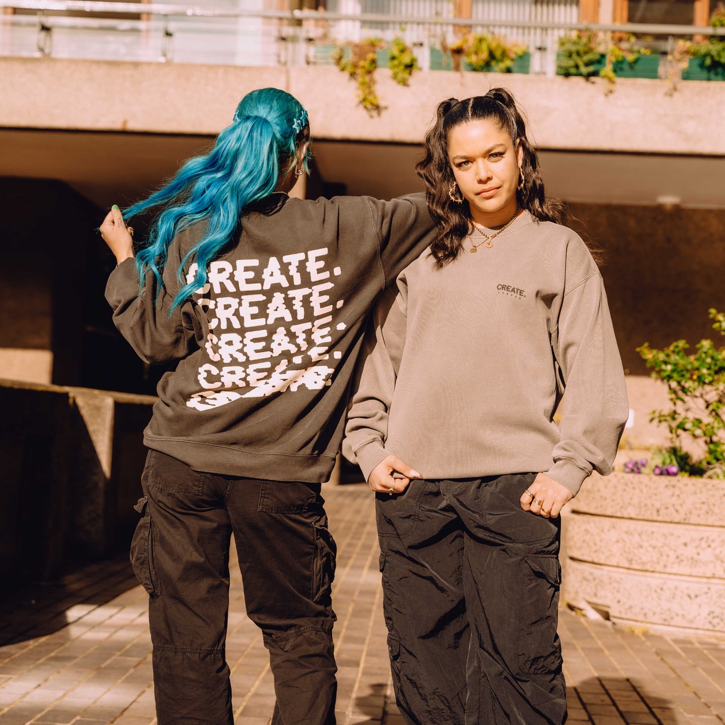 Glitch Sweatshirt (Faded Black)