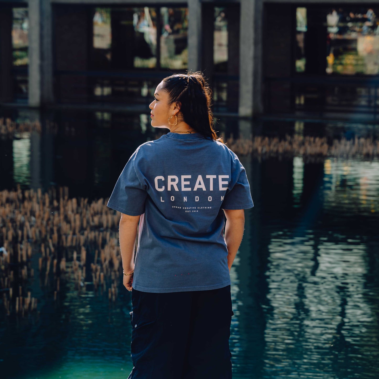 Heritage 25 T-Shirt (Faded Blue / White)