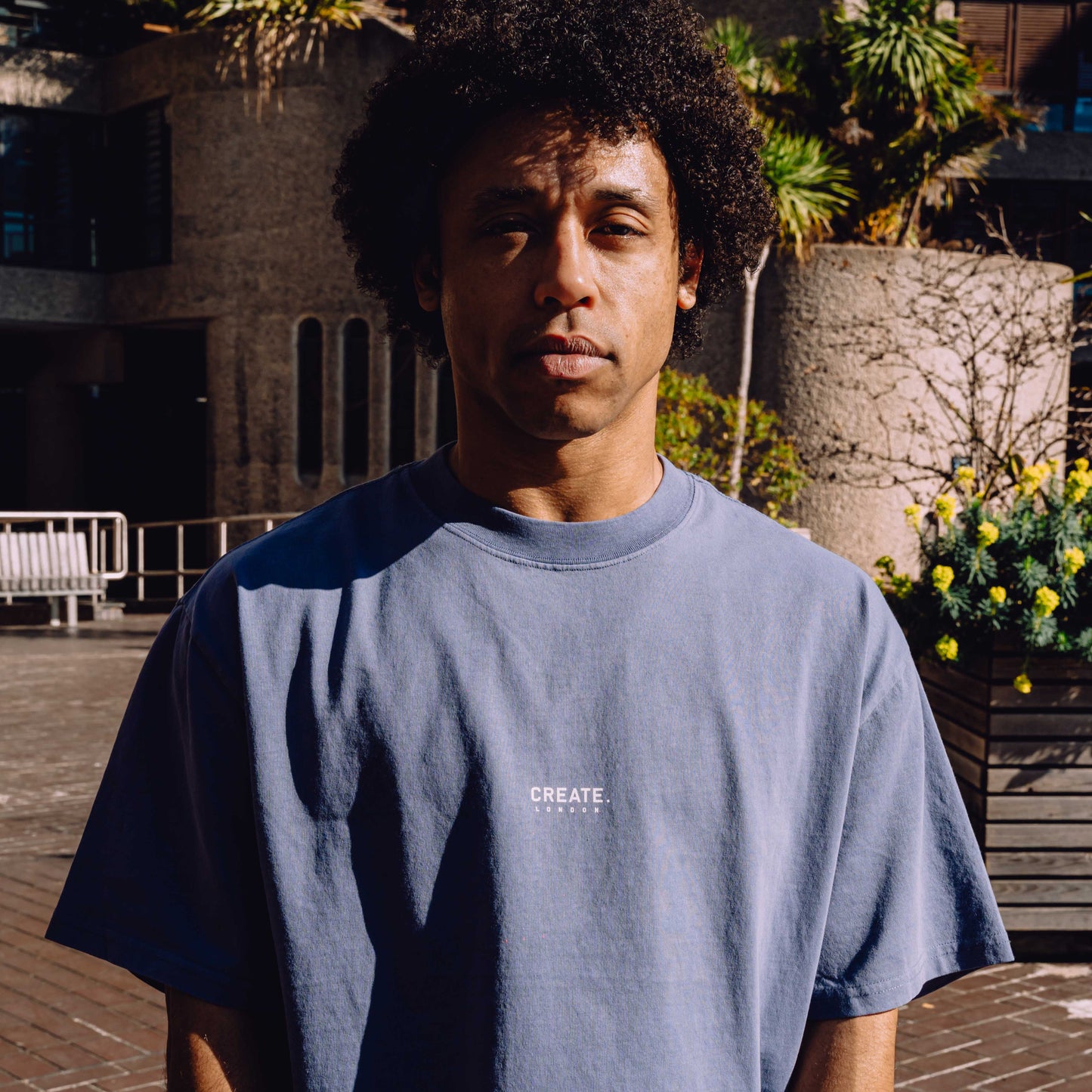 Heritage 25 T-Shirt (Faded Blue / White)