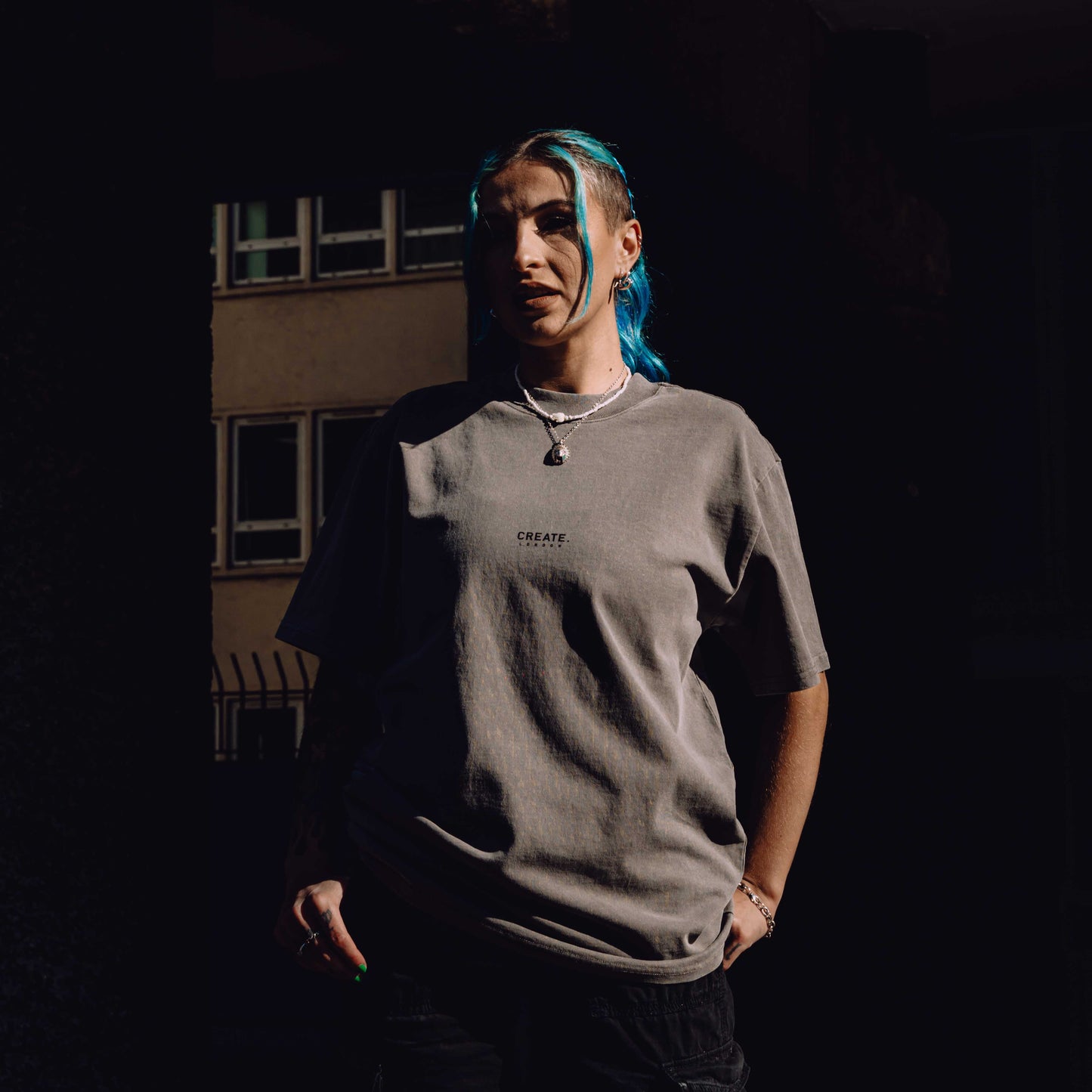 Heritage 25 T-Shirt (Faded Grey / Black)