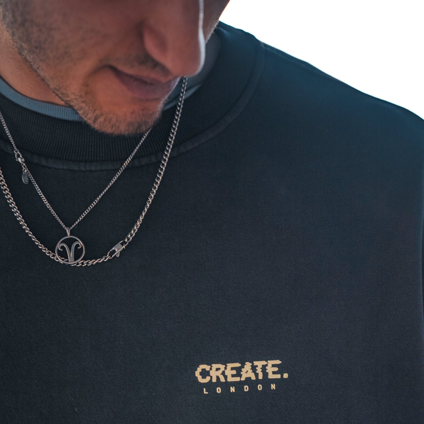 Glitch Sweatshirt (Faded Black)