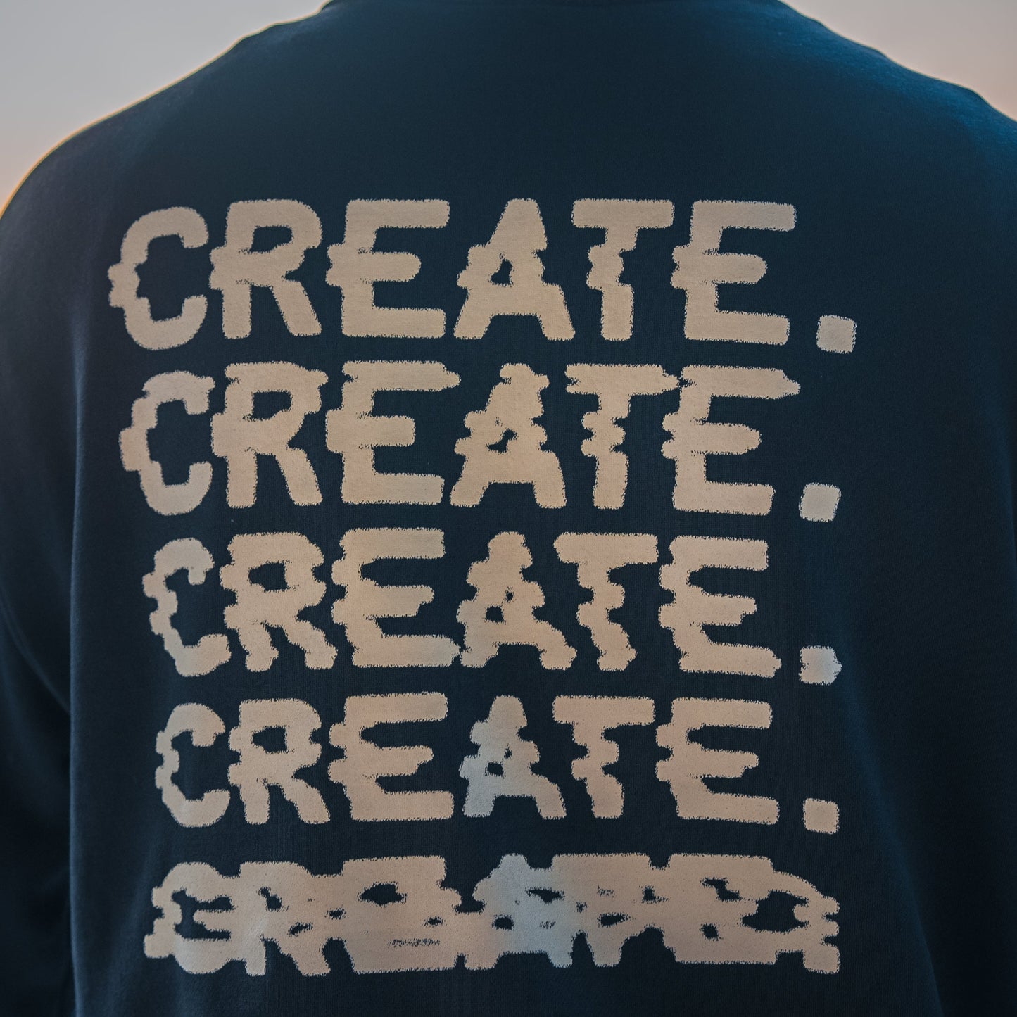 Glitch Sweatshirt (Faded Black)