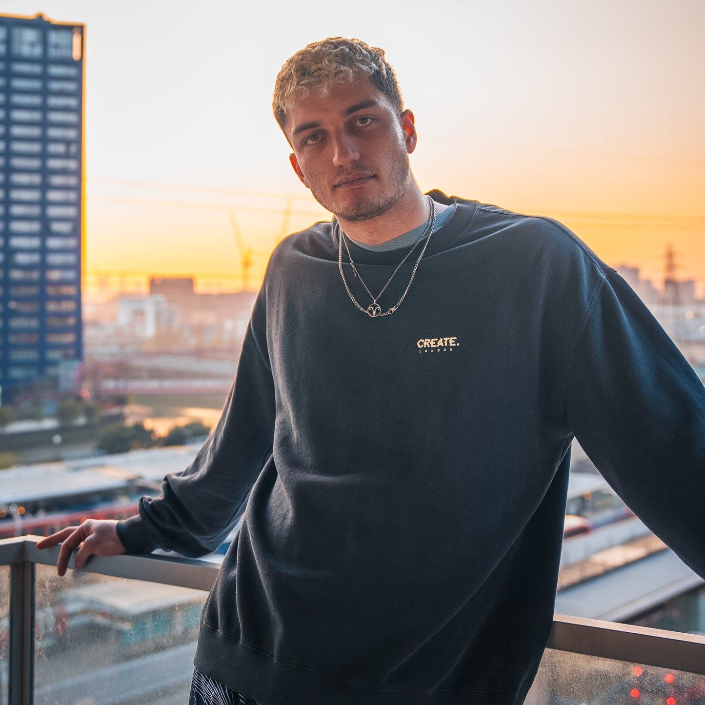 Glitch Sweatshirt (Faded Black)