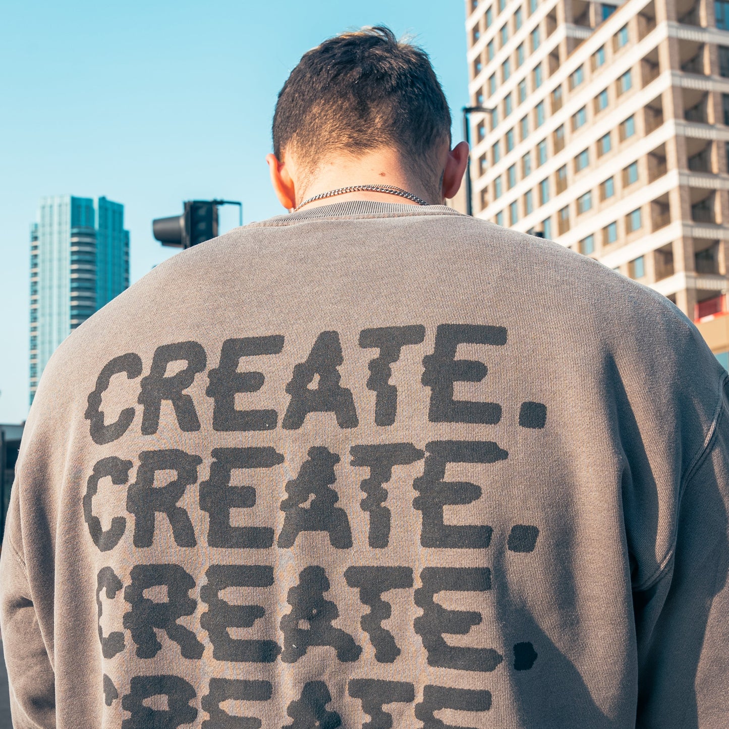 Glitch Sweatshirt (Faded Grey)