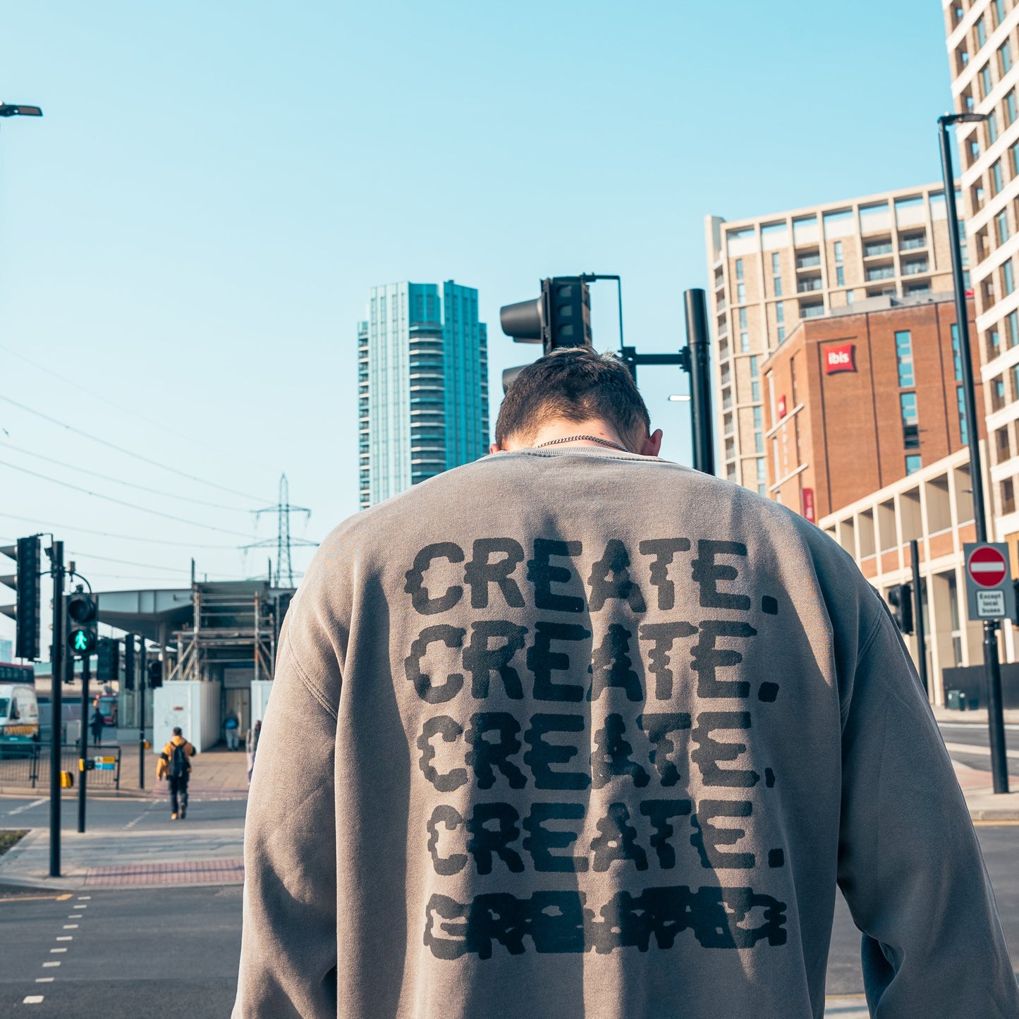 Glitch Sweatshirt (Faded Grey)