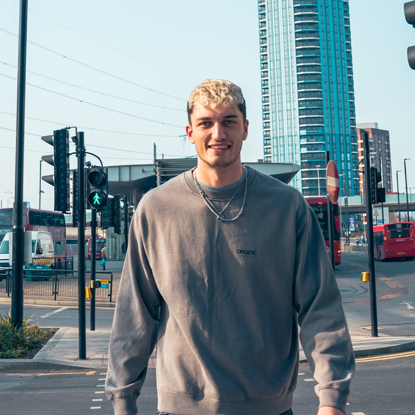 Glitch Sweatshirt (Faded Grey)