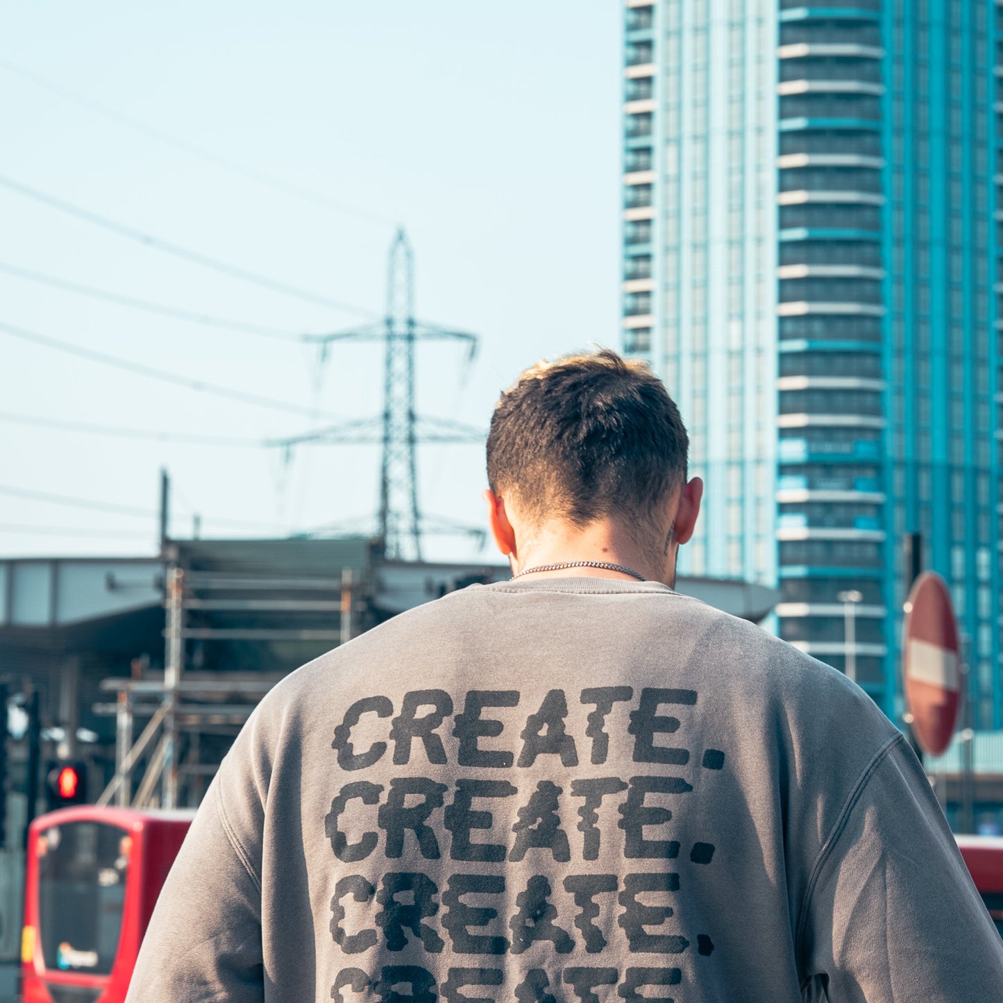 Glitch Sweatshirt (Faded Grey)