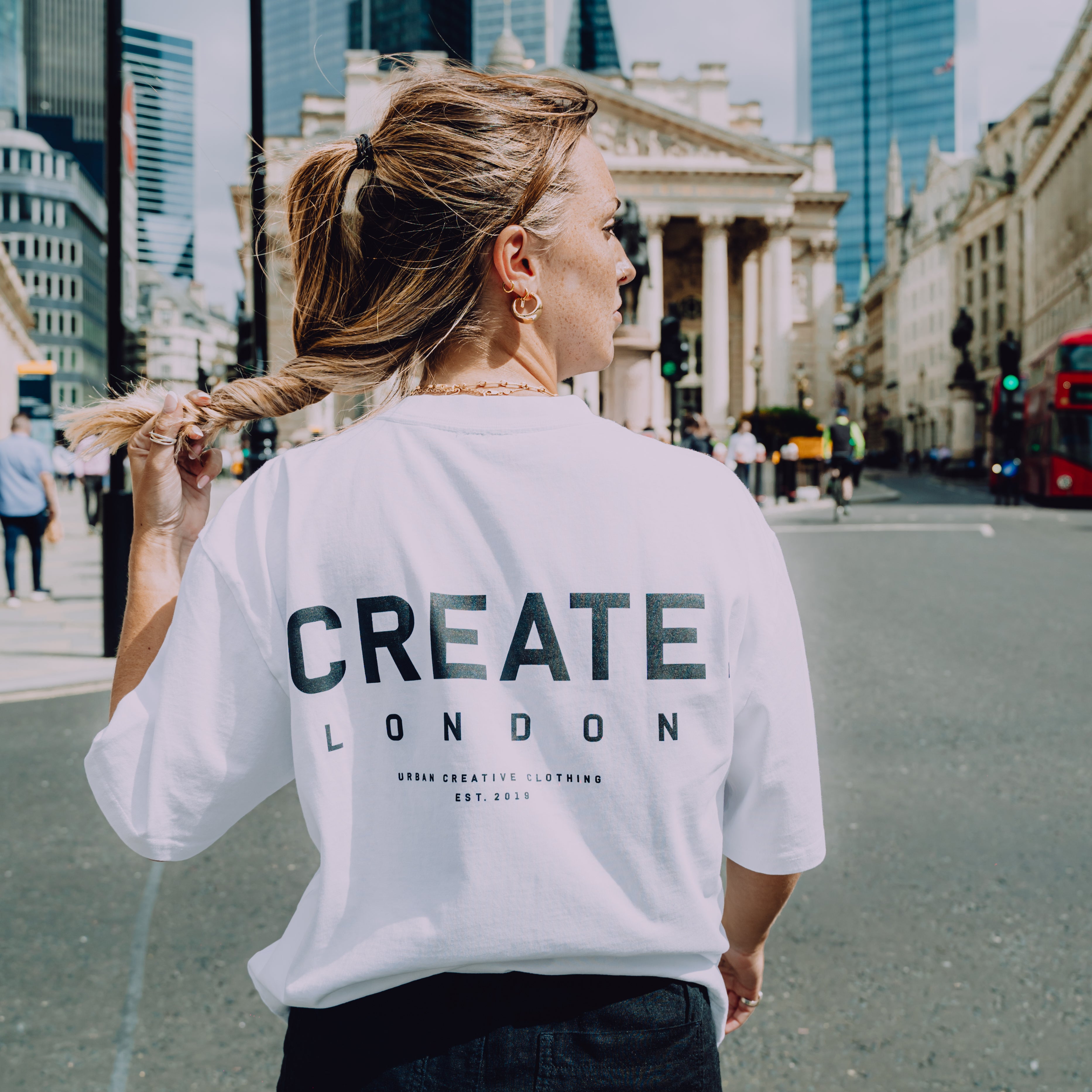 CREATE. London Heritage T-Shirt (White/Black)