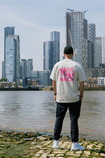 MIA Artist Faded T-shirt (Bone / Pink)