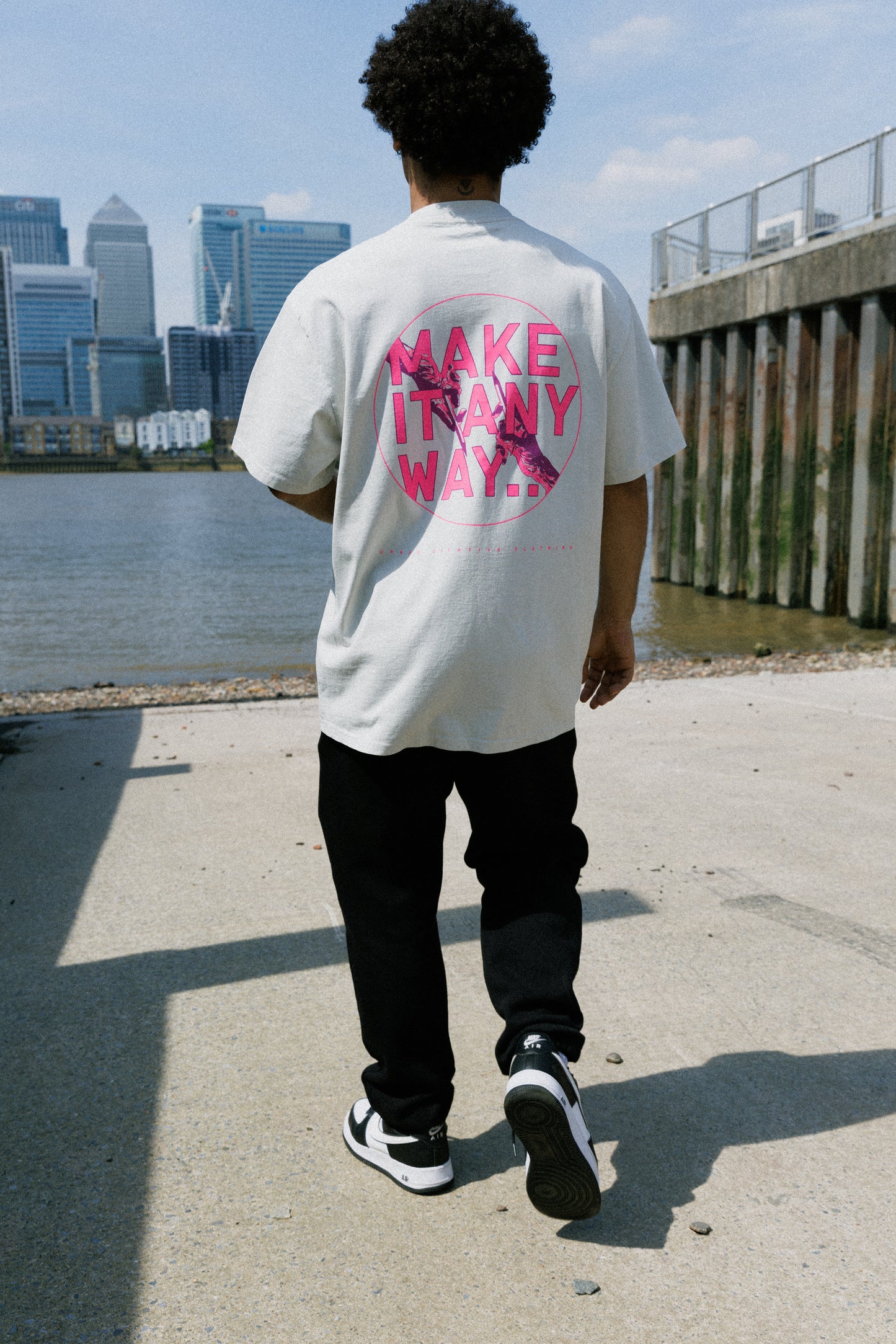 MIA Artist Faded T-shirt (Bone / Pink)