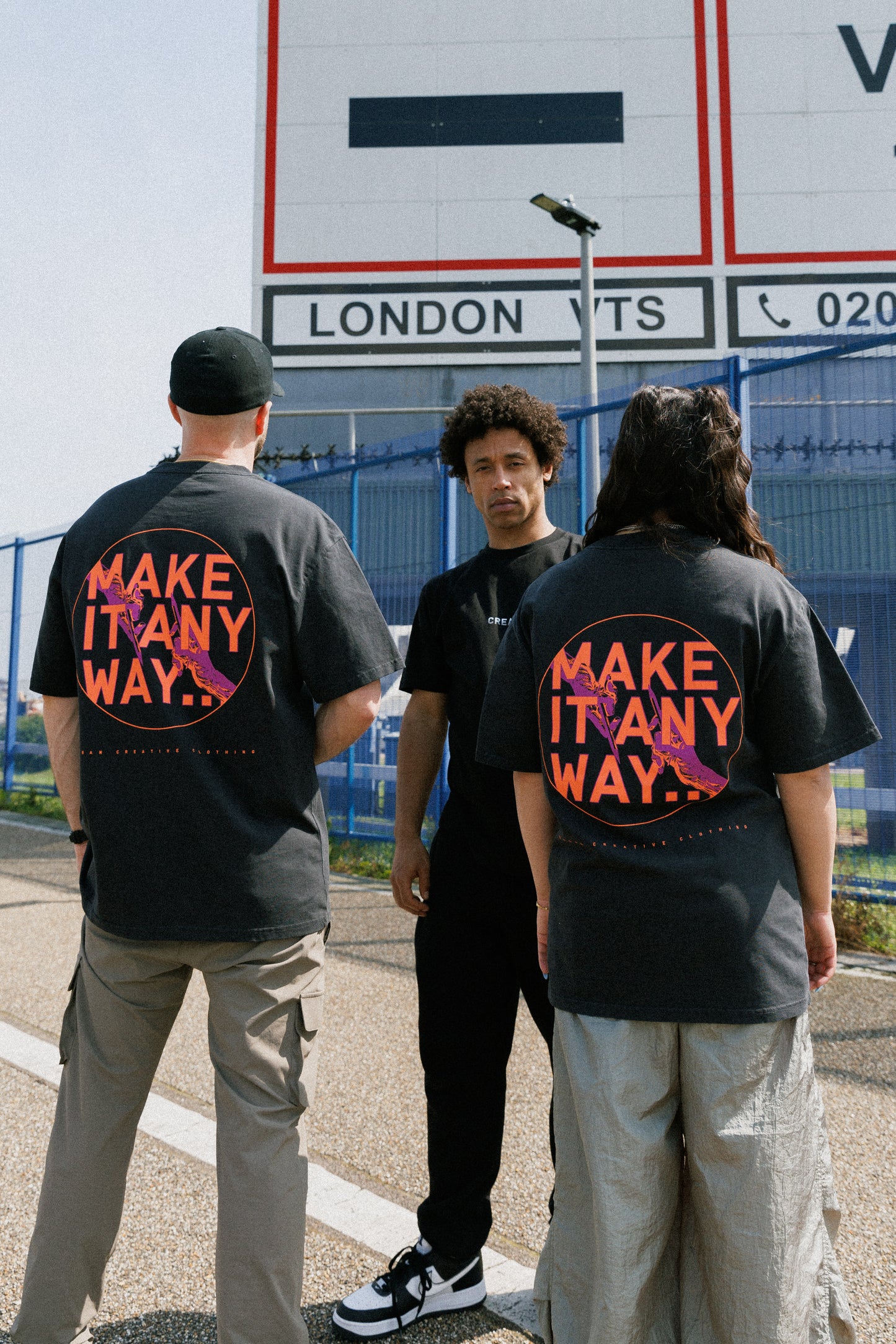 MIA Artist Faded T-shirt (Black / Orange)