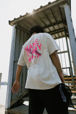 MIA Artist Faded T-shirt (Bone / Pink)