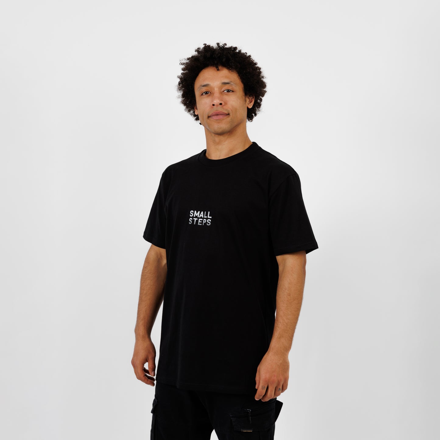Small Steps Essentials T-Shirt (Black)