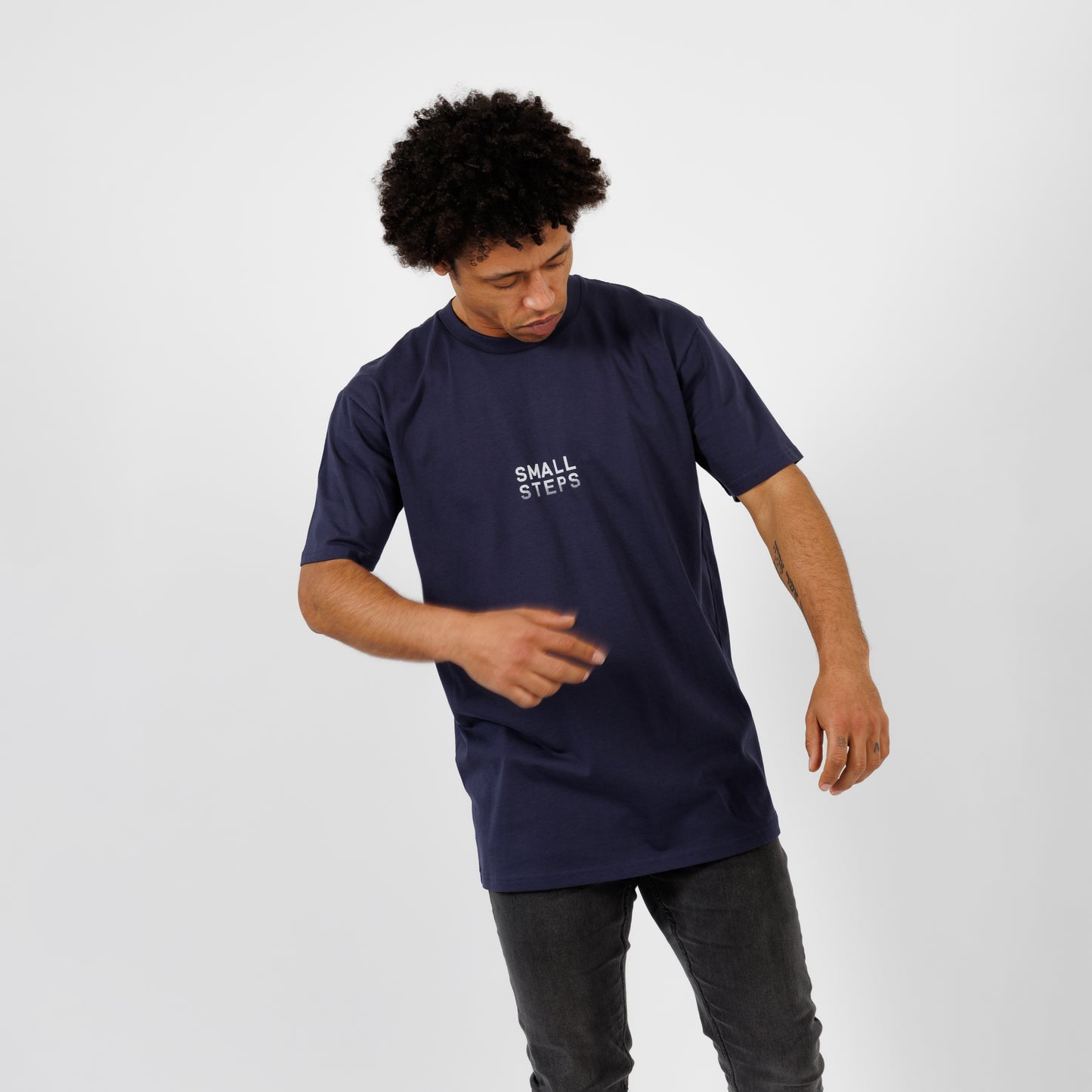 Small Steps Essentials T-Shirt - Navy