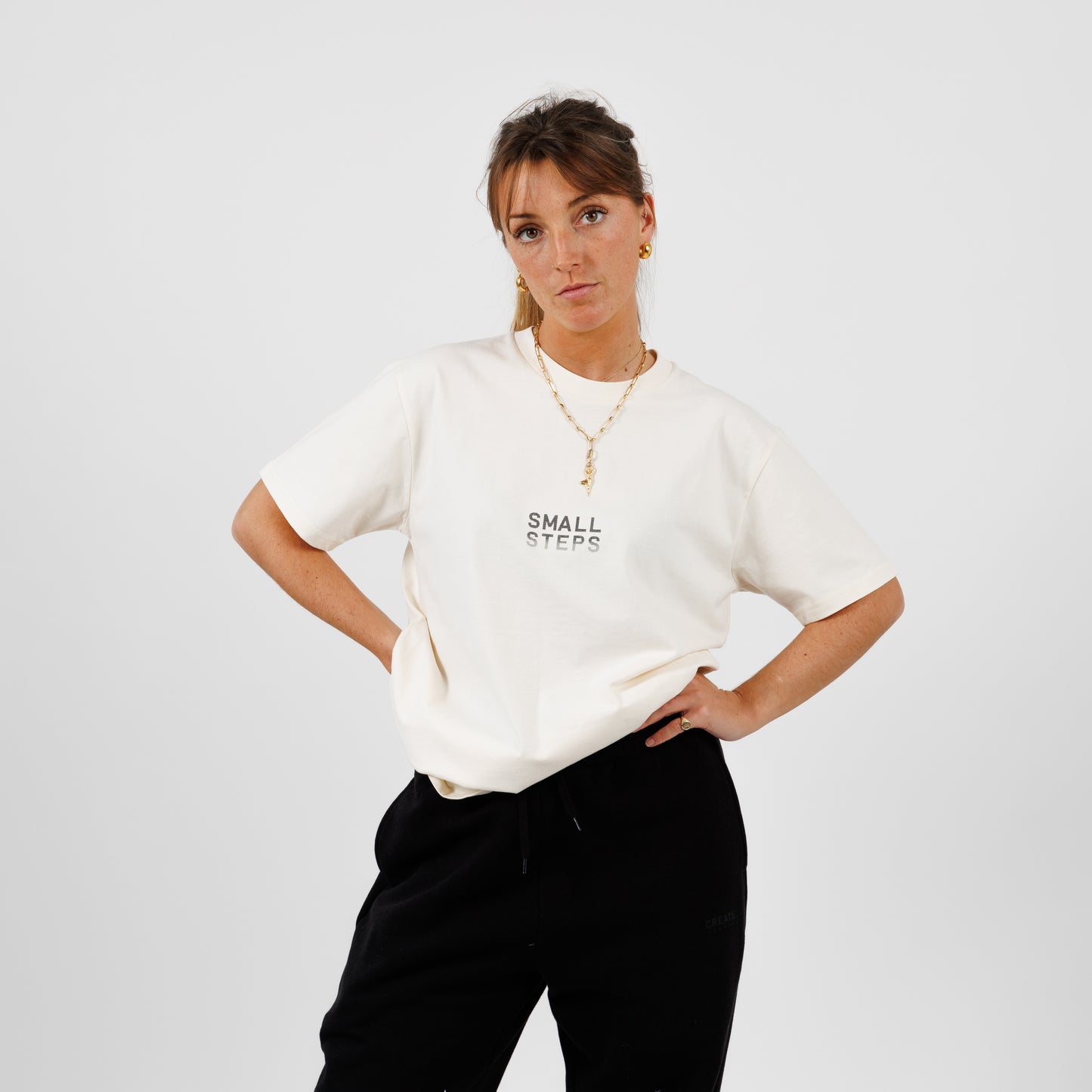 Small Steps Essentals T-Shirt - Ecru